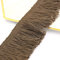 3 Meters 5cm Quaste Fransenborte Fransenband Schnittfranse Dekoband Zierband Dekoborte Tanzfransen Nähzubehör für Kleidung,Kostüme,DIY Nähen,Gardinen,Tischdecken,Tischläufer,Dekoration,Kaffee