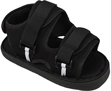 OhMill Scarpa di Gesso Postoperatoria per Frattura del Piede Calzino Apertura Ampia Ortopedica Chirurgica Scarpa di Gesso per Protezione di Gesso Supporto del piede Bambino Adulto