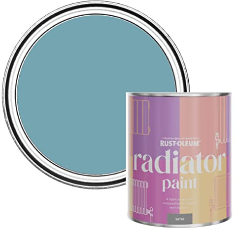 Rust-Oleum Green Heat Resistant Radiator Paint in Satin Finish - Belgrave 750ml