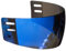 TronX S30 Hockeyhelm-Visier, verspiegelt, kratzfest, beschlagfrei, Blau