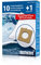Dustwave® Lot de 10 sacs d'aspirateur pour Hoover TX51PAR 011 Telios Extra - Hautement efficaces, multicouches en microfibre non-tissée avec fermeture hygiénique - Fabriqué en Allemagne