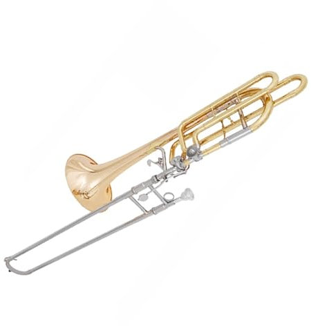 Bass-Change-Posaune Bb/F/G/Db Professionelle Posaune Mit Koffer Und Mundstück Posaunensatz