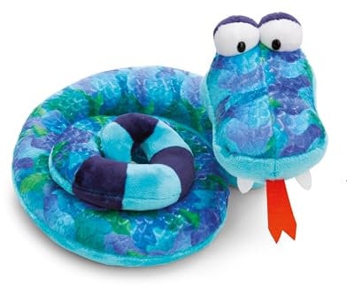 NICI Kuscheltier Schlange ZsaZsa 35cm - grün - Stofftier aus weichem Plüsch, niedliches Plüschtier zum Kuscheln und Spielen, für Kinder & Erwachsene, tolle Geschenkidee - 61721