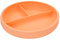 Little Lurch Teller Kinderlerngeschirr aus Silikon mit Saugfuß soft apricot