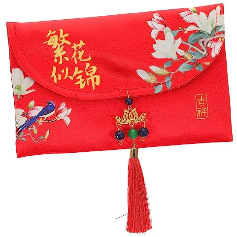 Gogogmee Rouge Chinoise Tissu Avec Motif De Pour Mariage à Élégant Et Pour Célébrations Et Offrandes