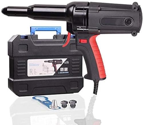 600W Electric Brushless Rivet Hand Tool, Automatic Riveter 4.0 6.4mm for Office Building Labor Saving Puller with Rivet Gun Adapter for Electric Drill