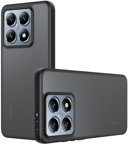 Lemxiee Custodia per Xiaomi 14T Cover,Anti-impronta/Anti-caduta Custodia in silipere flessibile + Acrilico smerigliato per Xiaomi 14T Case