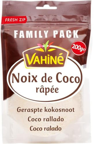 VAHINE - Noix de Coco Râpée 200 g (Family Pack) (Lot de 5)