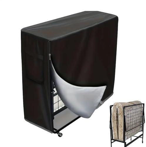 Copertura per telaio del letto, impermeabile Oxford 210D, copertura per riporre oggetti per letto, pieghevole, antipolvere, copertura per riporre palline da garage, per interni, cantine, stanze di