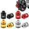 Yundxi Fahrrad Steckachse Adapter MTB 12/15mm zu 9 mm Schnellspanner Umbauadapter für MTB/Rennräder Reitzubehör (Rot,12mm auf 9mm)