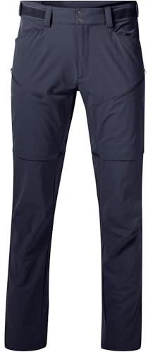 Bergans Herren Convertible Zip-Off Softshell Hose, Navy Blue, L|M