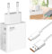 Btydfy Chargeur 33W pour Xiaomi, Chargeur Rapide avec Câble USB C de 2M, Charge Rapide Type C Portable pour Xiaomi Mi 13 Mi 12 Pro Mi11 11 Redmi Note 12 12 S 11 11 Pro 10 10 Pro Poco X4