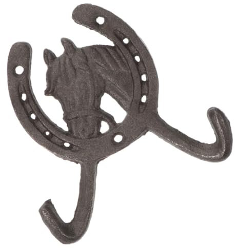 ABOOFAN Hufeisenhaken Aus Gusseisen Wandhaken Vintage Kleiderhaken Handtuchhaken Für Zuhause Eisenhaken Zum Aufhängen Multifunktionshaken Für Küche Und Bad