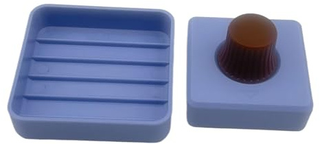 Generico Build Plate Cleaner Microfiber Holder, Microfibers Cleaning Tool Organizer Tray, 3D Printer Build Plates Cleaning Towel Storage Supplies for Workplace, School, Printing Shop, 7.3x7.3x4.5cm