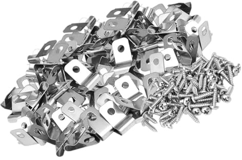 Edelstahl Drahtzaunclips 200 Silber für Zaunbefestigung