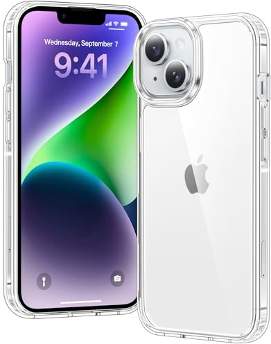Voyahülle Clear Case for iPhone 14 Plus, Ultra Thin, Shockproof TPU Cover, Anti-Yellowing, Crystal Clear, Phone Case for Apple iPhone 14 Plus - Clear