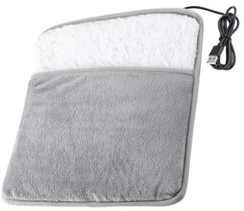 SHOOYIO Chauffe-pieds USB pour ordinateur et adaptateurs d'alimentation fournissant un chauffage sûr à basse tension pour le bureau, la maison et les voyages
