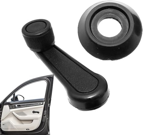 Manovella per alzacristalli per auto, con perno di bloccaggio, 1 pezzo manuale per il ripristino del veicolo, maniglia di ricambio per auto con perno di bloccaggio, componente hardware per porte