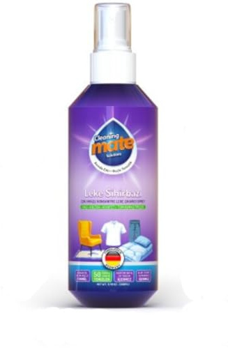Cleaning Mate Solutions Leke-Sihirbazı – Vielseitiger Textil-Fleckenentferner Spray – Für Kleidung, Teppiche, Polster & Haushaltsstoffe – 200 ml