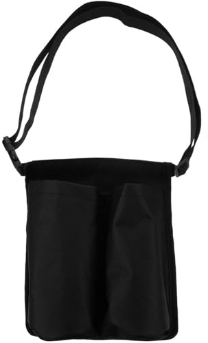 Housoutil Pochette de Rangement pour Flacon de Massage Banane Noire en Tissu Oxford et Pp, Confortable et Sécurisée, pour Masseurs Professionnels, Porte-bouteille Pratique pour 2 Flacons