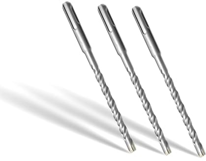 SDS Plus Hammer Drill Bits 8mm x 160mm x 3pcs,Professional Cross Tip Carbide Drill bit for Brick Walls,Masonry,Concrete