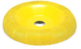 Raspelscheibe 4 (101cm) Saburrtooth für Winkelschleifer verschiedene Versionen (Rund, Gelb)