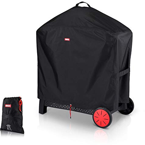 BARTSTR Funda para barbacoa – 90 x 45 x 90 – Funda para barbacoa resistente a la intemperie para barbacoa de gas – Resistente a roturas y al agua con protección UV – Accesorios para barbacoa – Negro