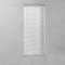 Alu Jalousie Weiss - Breite 40 bis 220 cm - Höhe 130/175 / 250 cm - Tür Fenster Rollo Jalousette Aluminium Fensterjalousie Lamellen Metall (60 x 250 cm)