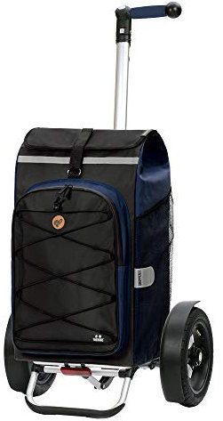 ANDERSEN Einkaufstrolley - Tura Shopper Fado 2.0 blau 74 L Einkaufsroller,Freizeit,Thermo,XXL, Aluminium, Griff ergonomisch, klappbar, ...