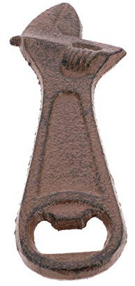 Cast Iron Rustic Adjustable Spanner Man Home Garden Bottle Opener 1.5x5x15cm