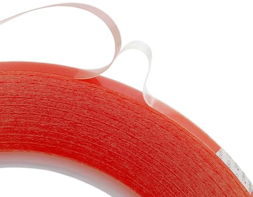 GENNEL 6mm x 25M Clear Double Sided Strong Adhesive Tape for Mobile Phone Cellphone Laptop Camera LCD Screen Repair