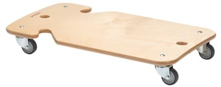 Pedalo® Rollbrett Safety I Holz-Rollbrett I Gleit-Rollbrett I Sport-Rollbrett I Kinder-Rollbrett (Natur)