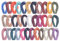 KONMAY Cordon Rond en Cuir véritable - 46 m - 10 Couleurs - 2,0mm
