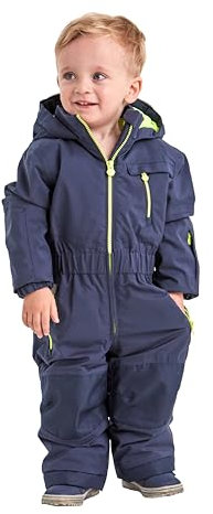 Killtec Jungen Gauror Jr Skioverall Schneehose mit Kapuze, Dunkelnavy, 116 EU