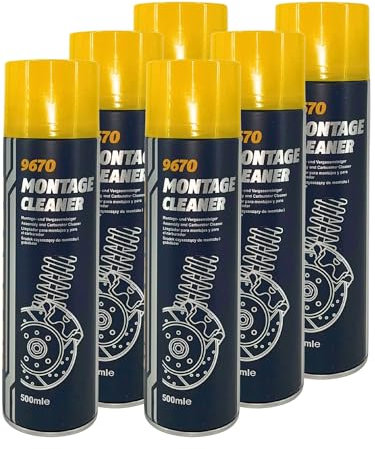 MANNOL 500 ml Montage Bremsenreiniger Aerosolspray Profi Entfetter (6)