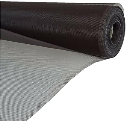 Rete Zanzariera in Alluminio 18/16 Americana Ricambio California Colore Nero Varie Misure Disponibili (150 cm x 5 m)