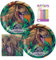 Jurassic World Birthday Plates & Napkins Party Supplies - 9 Happy Birthday Party Plates for Lunch Serves 16 - Birthday Paper Plates & Napkin Set Plus 24 Birthday Candles