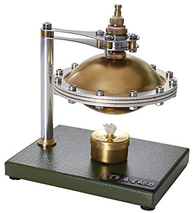 Moteur Stirling à air chaud - Modèle entièrement en métal - Soucoupe volante à vapeur - Pour expériences scientifiques