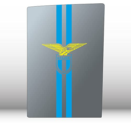Adesivo per Console 5 in vinile senza fondo Lazio calcio - Personalizza la tua console da gioco con adesivi per console e controller