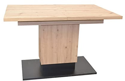 moebel direkt online Säulentisch 120-180 cm vergrößerbar Hannes