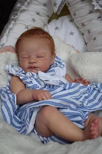 Anano Reborn Baby Mädchen- Chucky Puppe Realistisch- Baby Puppe Echt Aussieht- Babypuppen Lebensecht- Silikon Baby Puppe 50CM