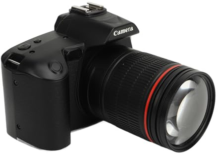 Cámara Digital 4K 64MP, Cámara Digital de Visión Nocturna, Pantalla a Color IPS de 3 Pulgadas, WiFi, Zoom Digital 16X, Gran Angular de 120 Grados, Luz de Relleno, Lente Macro,