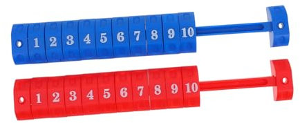 Yardwe 4 Stück Desktop-Zubehör Fußball-Anzeigetafel Billard Zubehör Pool-Fußball Dongdongjian- Torwart Tisch Torschütze Wertungszähler Tisch Maschine