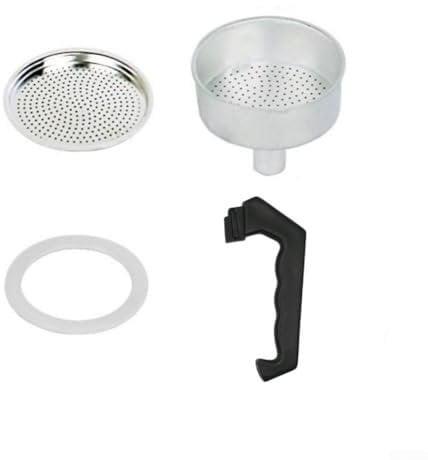 Guarnizione e Filtro Universale per Macchina da caffè Moka, Guarnizione in Silicone, Compatibile con Imbuto dosatore (9 Tazze), ZJOQB7449OB7F819178E7