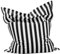 140 x 180 cm schwimmender Sitzsack for Pool, ohne Füllung – schwimmender Sitzsack for Pool – gestreift, Schwimmbecken, Floß, Liege, Strand, Segelboot, Schlafsofa(Black-Stripe)