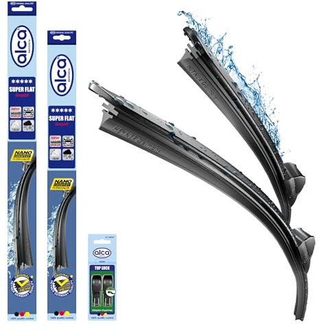 alca® Scheibenwischer Set passend für VW CADDY IV Kasten (05.2015-05.2017) SUPER FLAT Flachbalkenwischer