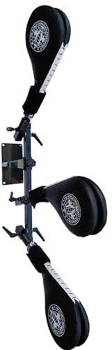 EXCLURA Wing Chun Holzpuppe Wing Chun Dummy-Trainingsgerät mit Feder, Freistehende Kampfsportpuppe für Karate/Taekwondo, Kong-Fu-Boxziel für Die Wand(Color:3pcs)