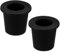 lasuroa 2pcs Umbrella Table Ring Hole, Silicone Umbrella Cone Wedge Plug Sleeve Stabilizer Patio Adapter Umbrella Table Hole Insert for 2-2.5in Table Patio 1.5in Pool Umbrella Sleeve Adapter (Black)