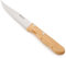 Arcos Serie Forest - Couteau à steak - Lame tranchant en acier inoxydable Nitrum de 125 mm - Manche en bois de chêne - Couleur marron