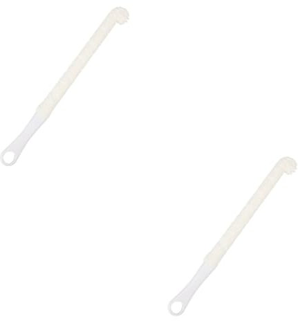 MAGICLULU 2pcs Multi-purpose Wine Carafe Brush Decanter Cleaner Soft Bristles Glass Cup Cleaning Brush